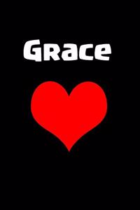 Grace: A perfect gift for girls and women journal / notebook/6x9 120 pages