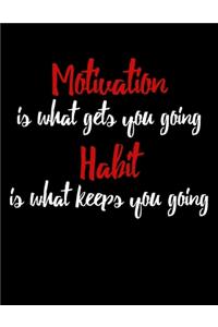 Motivation Is What Gets You Going Habit Is What Keeps You Going