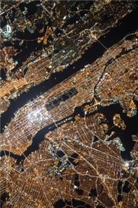 New York City at Night Journal - 120 Pages Lined Notebook