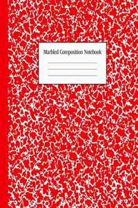 Marbled Composition Notebook