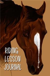 Riding Lesson Journal