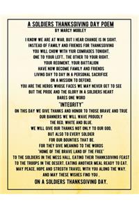 Soldiers Thanksgiving Day Poem