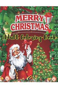 Merry Christmas Adult Coloring Book