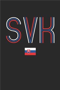 Vintage Slovakia Notebook - Slovakia Diary - Retro Slovak Flag Journal - Slovakia Gifts