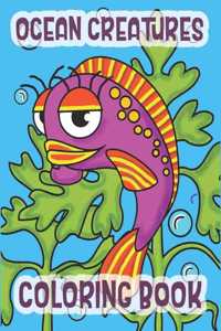 Ocean Creatures Coloring Book