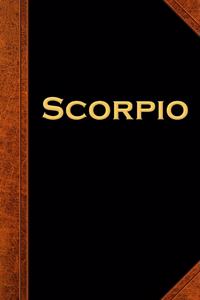 2020 Daily Planner Scorpio Zodiac Horoscope Vintage 388 Pages