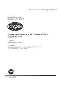 Quadratic Optimization in the Problems of Active Control of Sound