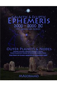 Galactic & Ecliptic Ephemeris 3000 - 2000 BC