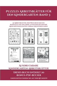Ausdruckbare Kindergarten-Arbeitsblätter (Puzzles Arbeitsblätter für den Kindergarten