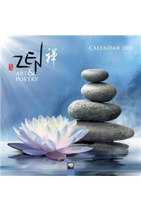 Zen Art & Poetry Wall Calendar 2021 (Art Calendar)