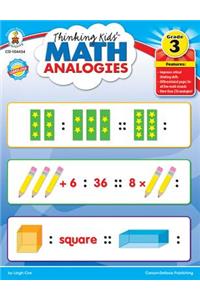 Thinking Kids'(tm) Math Analogies, Grade 3