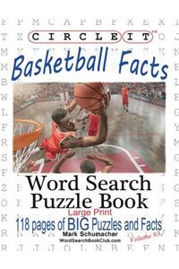 Circle It, Basketball Facts, Word Search, Puzzle Book