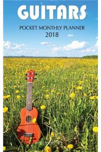 Guitars Pocket Monthly Planner 2018