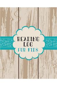 Reading Log For Kids: Reading Journal Notebook