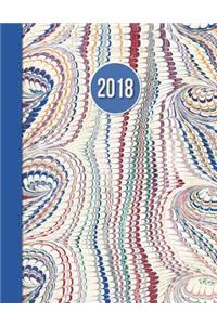 2018 Diary Blue Design