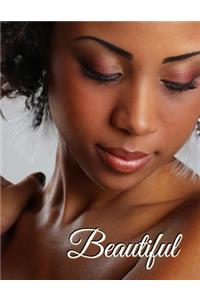 Beautiful: Address Book, Large Print, 8 1/2 X 11