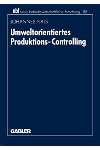 Umweltorientiertes Produktions-Controlling