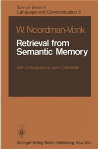 Retrieval from Semantic Memory
