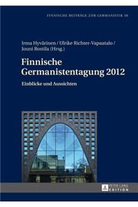 Finnische Germanistentagung 2012