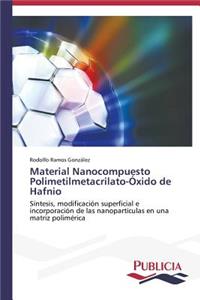 Material Nanocompuesto Polimetilmetacrilato-Óxido de Hafnio