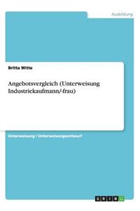 Angebotsvergleich (Unterweisung Industriekaufmann/-frau)