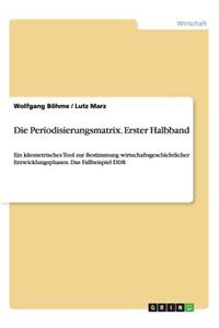 Periodisierungsmatrix. Erster Halbband