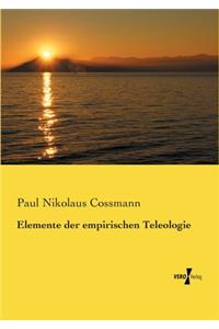 Elemente der empirischen Teleologie