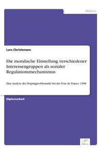 moralische Einstellung verschiedener Interessengruppen als sozialer Regulationsmechanismus