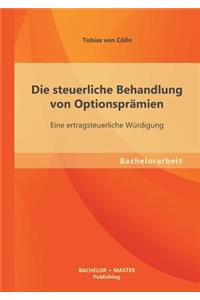 Die steuerliche Behandlung von Optionsprämien