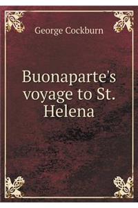Buonaparte's voyage to St. Helena