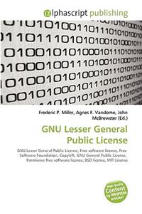 Gnu Lesser General Public License