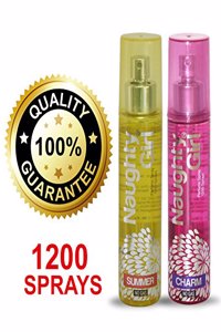 Naughty Girl Summer & Charm Perfume Combo For Women, 135Ml (Each)