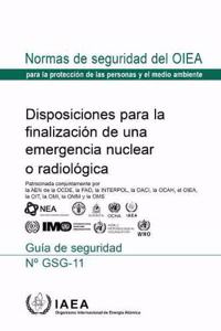 Arrangements for the Termination of a Nuclear or Radiological Emergency