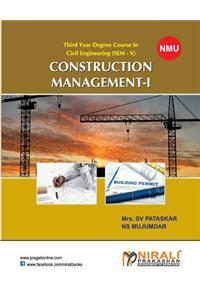 Construction Management-I