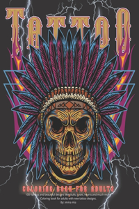 Tattoo Coloring Book For Adults