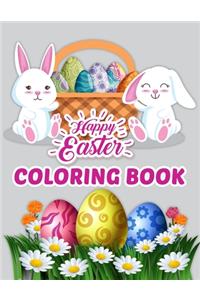 Happy Easter Coloring Book