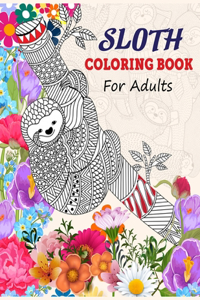 Sloth Coloring Book for Adults