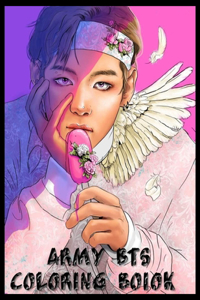 Army BTS coloring book