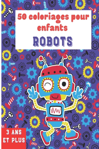 Livre de coloriage robot