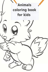 Animals coloring book for kids