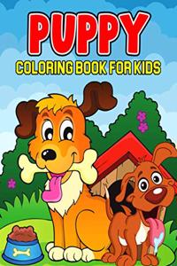 Puppy Coloring Book for Kids