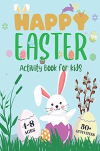 Easter Activity Book For Kids Ages 4-8