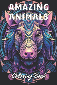 Amazing Animals Coloring Book