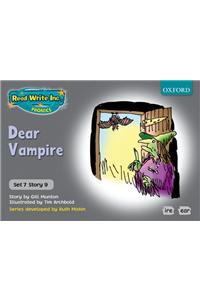 Read Write Inc Phonics Grey Set 7 Storybooks Dear Vampire
