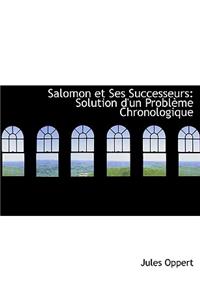 Salomon Et Ses Successeurs