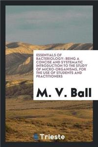 Essentials of Bacteriology