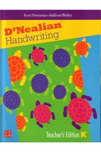 D'Nealian Handwriting Gr.K Tea