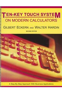 Ten-Key Touch System on Modern Calculators