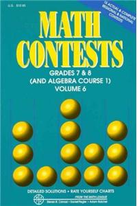 Math Contests - Grades 7 and 8 (and Algebra Course 1)