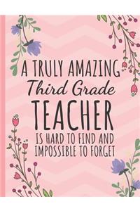 A Truly Amazing Third Grade Teacher